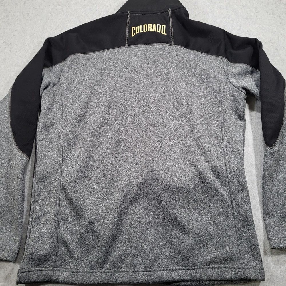 Colorado Buffaloes Gray Full Zip Fleece Jacket Mens‎ Medium Rivalry Threads - Picture 5 of 10